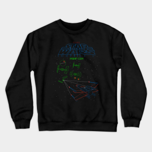 Arcade Game Crewneck Sweatshirt - Red Five Standing By - Arcade Game by 